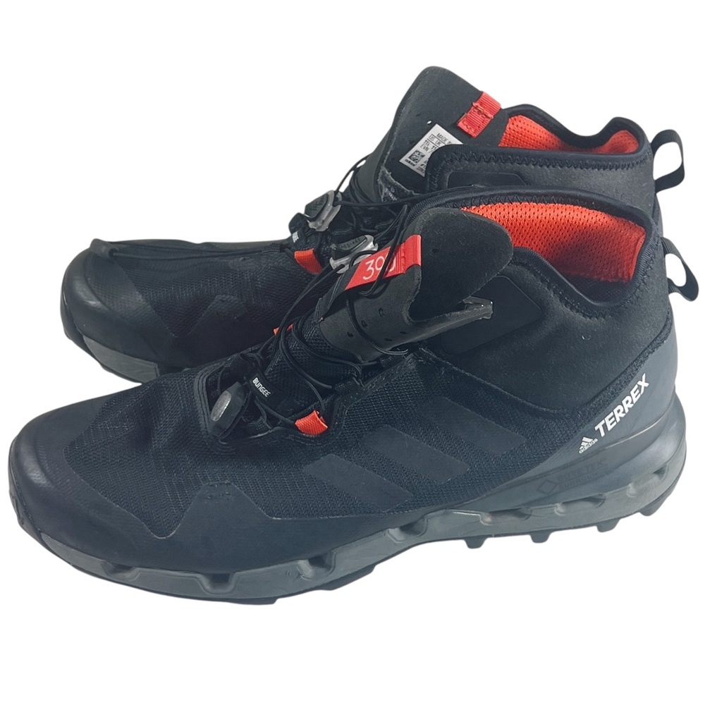 Adidas Mens Terrex Boots Size 11 1/2 Black Outdoors Gorpcore Hiking Camping EUC - Picture 6 of 8
